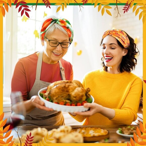 21 Pcs Fall Holiday Headbands for Women Thanksgiving Halloween Christmas main image 6